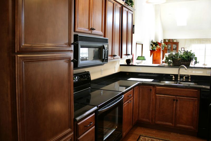 Cherry Cabinet Refacing in Waco, TX